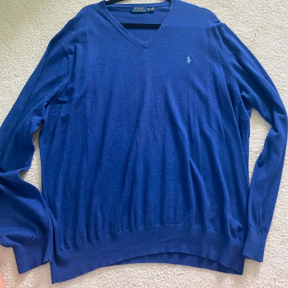 Mens Ralph Lauren v neck sweater
